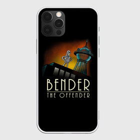 Чехол для iPhone 12 Pro Max с принтом Bender The Offender в Рязани, Силикон |  | all | bender | doctor | futurama | humans | kill | mult | robot | simpsons | space | trust | zoidberg | бендер | зойдберг | космос | мульт | мультик | мультфильм | робот | симпсоны | футурама