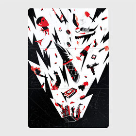 Магнитный плакат 2Х3 с принтом Кровосток в Рязани, Полимерный материал с магнитным слоем | 6 деталей размером 9*9 см | кровосток | кровосток ногти | кровосток студень | кровосток шило | шило