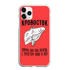 Чехол для iPhone 11 Pro Max матовый с принтом Кровосток - карма в Рязани, Силикон |  | кровосток | кровосток ногти | кровосток студень | кровосток шило | шило