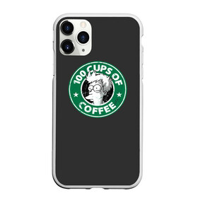 Чехол для iPhone 11 Pro матовый с принтом 100 cups of coffee в Рязани, Силикон |  | coffee | express | fry | futurama | future | leela | philip | planet | turanga | zoidberg | бендер | будущее | джей | зойдберг | кофе | лила | родригес | сгибальщик | туранга | филип | фрай | футурама