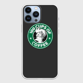 Чехол для iPhone 13 Pro Max с принтом 100 cups of coffee в Рязани,  |  | Тематика изображения на принте: coffee | express | fry | futurama | future | leela | philip | planet | turanga | zoidberg | бендер | будущее | джей | зойдберг | кофе | лила | родригес | сгибальщик | туранга | филип | фрай | футурама