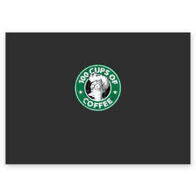 Поздравительная открытка с принтом 100 cups of coffee в Рязани, 100% бумага | плотность бумаги 280 г/м2, матовая, на обратной стороне линовка и место для марки
 | Тематика изображения на принте: coffee | express | fry | futurama | future | leela | philip | planet | turanga | zoidberg | бендер | будущее | джей | зойдберг | кофе | лила | родригес | сгибальщик | туранга | филип | фрай | футурама