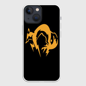 Чехол для iPhone 13 mini с принтом Electro Fox в Рязани,  |  | cute | electro | fox | foxes | ginger | hideo kojima | metal gear solid | tail | xof | забавная | лис | лиса | лисица | лисицы | лисичка | лисички | лисы | милая | рыжая | рыжие | смешная | фыр | хвост | хвосты | хидео кодзима | шифрб мгсб mgs