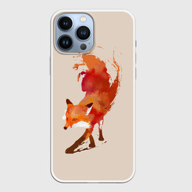 Чехол для iPhone 13 Pro Max с принтом Paint Fox в Рязани,  |  | cute | fox | foxes | ginger | paint | tail | забавная | краска | лис | лиса | лисица | лисицы | лисичка | лисички | лисы | милая | рыжая | рыжие | смешная | фыр | хвост | хвосты