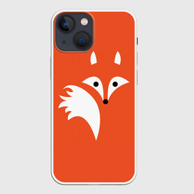 Чехол для iPhone 13 mini с принтом Лисичка в Рязани,  |  | cute | fox | foxes | ginger | tail | забавная | лис | лиса | лисица | лисицы | лисичка | лисички | лисы | милая | рыжая | рыжие | смешная | фыр | хвост | хвосты