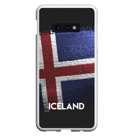 Чехол для Samsung S10E с принтом Iceland(Исландия) в Рязани, Силикон | Область печати: задняя сторона чехла, без боковых панелей | Тематика изображения на принте: iceland | urban | город | мир | путешествие | символика | страны | флаг