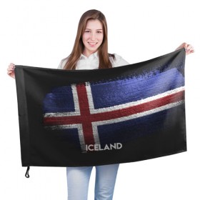 Флаг 3D с принтом Iceland(Исландия) в Рязани, 100% полиэстер | плотность ткани — 95 г/м2, размер — 67 х 109 см. Принт наносится с одной стороны | iceland | urban | город | мир | путешествие | символика | страны | флаг