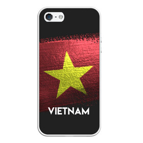 Чехол для iPhone 5/5S матовый с принтом VIETNAM(Вьетнам) в Рязани, Силикон | Область печати: задняя сторона чехла, без боковых панелей | urban | vietnam | город | мир | путешествие | символика | страны | флаг