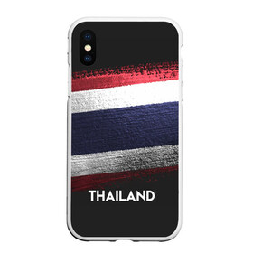 Чехол для iPhone XS Max матовый с принтом Тайланд(Thailand) в Рязани, Силикон | Область печати: задняя сторона чехла, без боковых панелей | thailand | urban | город | мир | путешествие | символика | страны | таиланд | флаг