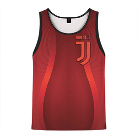 Мужская майка 3D с принтом Juventus new uniform в Рязани, 100% полиэстер | круглая горловина, приталенный силуэт, длина до линии бедра. Пройма и горловина окантованы тонкой бейкой | club | football | juventus | белый | италия | клуб | форма | черный | ювентус