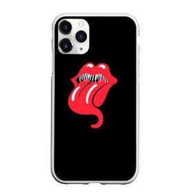 Чехол для iPhone 11 Pro матовый с принтом Monsters Kiss в Рязани, Силикон |  | halloween | jagger | lips | mick | monster | rock | rolling | stones | tongue | tooth | вольные | губы | джаггер | зубы | камни | катящиеся | мик | монстер | рок | странники | хеллоуин | хэллоуин | язык