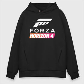 Мужское худи Oversize хлопок с принтом Forza Horizon 4 в Рязани, френч-терри — 70% хлопок, 30% полиэстер. Мягкий теплый начес внутри —100% хлопок | боковые карманы, эластичные манжеты и нижняя кромка, капюшон на магнитной кнопке | auto | car | forza | game | horizon | mclaren | motorsport | race | авто | гонки | игра | машина