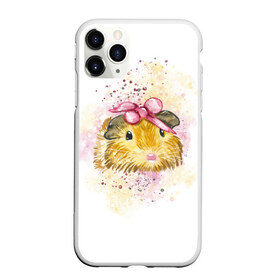 Чехол для iPhone 11 Pro матовый с принтом Морская свинка акварелью в Рязани, Силикон |  | Тематика изображения на принте: акварель | грызун | милота | морская | свинка | хомяк