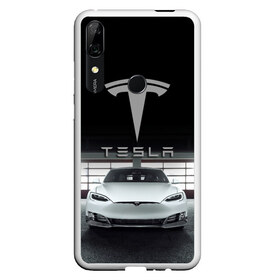 Чехол для Honor P Smart Z с принтом TESLA в Рязани, Силикон | Область печати: задняя сторона чехла, без боковых панелей | car | elon | motors | musk | tesla | авто | автомобиль | илон | кар | лого | маск | моторс | тесла | тэсла