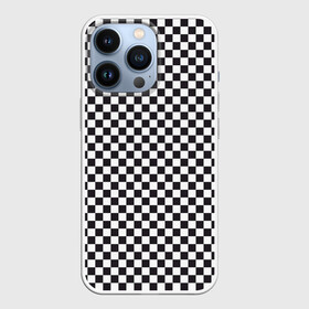 Чехол для iPhone 13 Pro с принтом Checkerboard в Рязани,  |  | белая | бойчик | вдудь | дудь | иванов | клетка. ячейка | кубики | орнамент | френдзона | чача | чёрная | шахматная. доска | шашечки