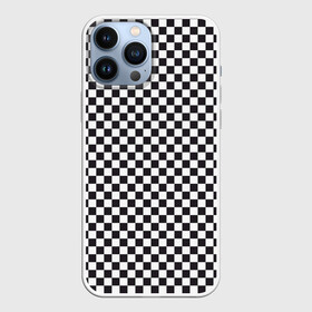 Чехол для iPhone 13 Pro Max с принтом Checkerboard в Рязани,  |  | белая | бойчик | вдудь | дудь | иванов | клетка. ячейка | кубики | орнамент | френдзона | чача | чёрная | шахматная. доска | шашечки