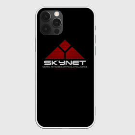 Чехол для iPhone 12 Pro с принтом SKYNET в Рязани, силикон | область печати: задняя сторона чехла, без боковых панелей | ai | terminator | арни | арнольд шварценеггер | ии | искусственный интеллект | киборг | культовое кино | скайнет | терминатор | шварц