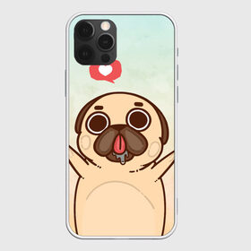 Чехол для iPhone 12 Pro Max с принтом Puglie Pug Like в Рязани, Силикон |  | Тематика изображения на принте: anime | dog | аниме | лайк | мопс | мопсик