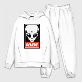 Мужской костюм хлопок OVERSIZE с принтом I want To Believe UFO в Рязани,  |  | alien | believe | invader | obey | ufo | x files | вера | заговор | захватчик | инопланетянин | нло | секретные материалы | чужой