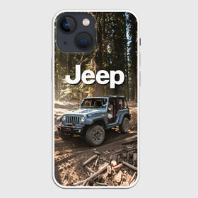 Чехол для iPhone 13 mini с принтом Jeep в Рязани,  |  | 4х4 | forest | jeep | nature | off road | russia | siberia | ural | usa | бездорожье | внедорожник | дальний восток | лес | природа | ралли | россия | сибирь | сша | тайга | урал