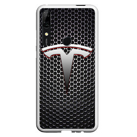 Чехол для Honor P Smart Z с принтом TESLA в Рязани, Силикон | Область печати: задняя сторона чехла, без боковых панелей | brand | car | elon mask | tesla | авто | бренд | илон | илон маск | маск | машина | тесла | электрокар