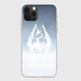 Чехол для iPhone 12 Pro Max с принтом TES SKYRIM в Рязани, Силикон |  | Тематика изображения на принте: christmas | dovahkiin | dragon | dragonborn | fus ro dah | rpg | skyrim | snow | tes | the elder scrolls | winter is coming | докавин | драконы | новогодний | новый год | рпг | снег