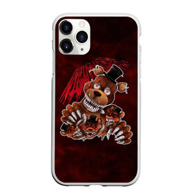 Чехол для iPhone 11 Pro Max матовый с принтом Five Nights at Freddy’s в Рязани, Силикон |  | bear | five | five nights at freddys | fnaf | freddy | game | games | halloween | horror | nights | жуть | зубы | игра | игры | медведь | медвежонок | мишка | ночей | пять | ужастик | ужасы | фнаф | фредди | хэллоуин