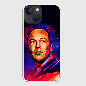 Чехол для iPhone 13 mini с принтом Яркий Илон Маск в Рязани,  |  | elon | falcon | mars | musk | reeve | spascex | tesla | инженер | космос | ракета