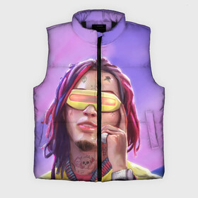 Мужской жилет утепленный 3D с принтом Lil Pump в Рязани,  |  | drumtick | elementary | esketit | esskeetit | gang | garcia | gazzy | gucci | guccigang | jetski | pump | rap | trap | usa | газзи | гарсия | лил | памп | рэп | сша | трап | эщкере