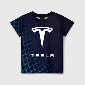 Детская футболка 3D с принтом Tesla Motors в Рязани, 100% гипоаллергенный полиэфир | прямой крой, круглый вырез горловины, длина до линии бедер, чуть спущенное плечо, ткань немного тянется | auto | car | cars | coil | electro | elon | future | logo | moto | motors | musk | pixel | tesla | авто | автомобили | автомобиль | будущее | илон | лого | логотип | маск | мото | моторс | символ | тесла | электричество | электро