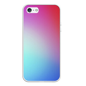 Чехол для iPhone 5/5S матовый с принтом Colorful Gradient в Рязани, Силикон | Область печати: задняя сторона чехла, без боковых панелей | abstract | blue | gradient | iphone | red | theme | абстракция | айфон | градиент | заставка | тема