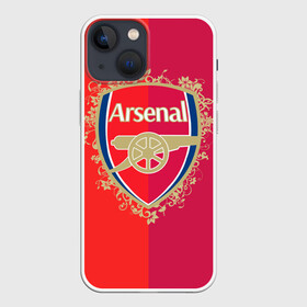 Чехол для iPhone 13 mini с принтом FC Arsenal в Рязани,  |  | arsenal | arsenal football club | gunners | английский | англия | арсенал | высший | дивизион | канониры | клуб | лига чем | лидер | лондон | лучший | премьер лига | профессиональный | рекордсмен | самый | стадион