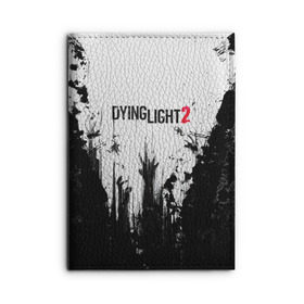 Обложка для автодокументов с принтом Dying Light 2 в Рязани, натуральная кожа |  размер 19,9*13 см; внутри 4 больших “конверта” для документов и один маленький отдел — туда идеально встанут права | Тематика изображения на принте: action | axe | dying | horror | light | open | rpg | survival | techland | world | zombie | zombies | выживание | даин | дайинг | зомби | игра | игры | лайт | мир | открытый | про | топор | топорик | ужасы | хоррор | экшн