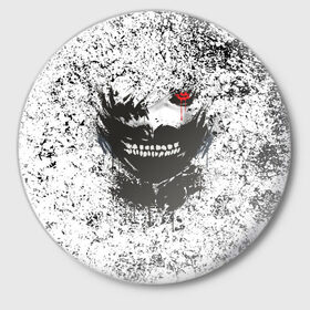 Значок с принтом Kaneki Ken (Tokyo Ghoul) #2 в Рязани,  металл | круглая форма, металлическая застежка в виде булавки | Тематика изображения на принте: anime | kaneki ken | tokyo ghoul | аниме | канеки кен | токийский гуль