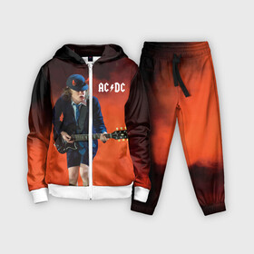 Детский костюм 3D с принтом AC DC в Рязани,  |  | ac d.c. | ac dc | acdc | angus | back | bad | black | chrome | guitar | hard | hell | highway | mucis | red | rock | smoke | young | ангус | гитара | группа | диси | дым | красный | музыка | рок | тяжелый | эйси | эйсидиси | янг