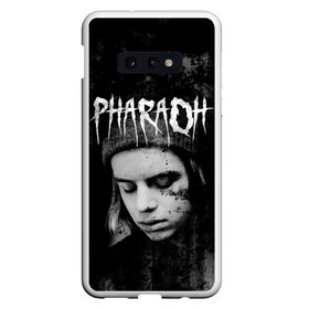 Чехол для Samsung S10E с принтом PHARAOH в Рязани, Силикон | Область печати: задняя сторона чехла, без боковых панелей | dark | dead | dolor | dynasty | hip | hop | pharaoh | phlora | phloyd | phosphor | rap | raper | redrum | russian | skr | tattoo | yungrussia | глеб | голубин | мрачный | репер | русский | рэп | скр | уаджет | фара | фараон | хип | хоп