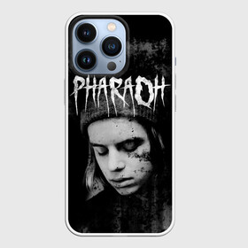 Чехол для iPhone 13 Pro с принтом PHARAOH в Рязани,  |  | dark | dead | dolor | dynasty | hip | hop | pharaoh | phlora | phloyd | phosphor | rap | raper | redrum | russian | skr | tattoo | yungrussia | глеб | голубин | мрачный | репер | русский | рэп | скр | уаджет | фара | фараон | хип | хоп