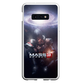 Чехол для Samsung S10E с принтом MASS EFFECT 3 в Рязани, Силикон | Область печати: задняя сторона чехла, без боковых панелей | amdromeda initiative | andromeda | game | gun | hemet | n7 | rifle | ryder | soldier | space | star | weapon