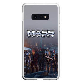 Чехол для Samsung S10E с принтом Mass Effect в Рязани, Силикон | Область печати: задняя сторона чехла, без боковых панелей | amdromeda initiative | andromeda | game | gun | hemet | n7 | rifle | ryder | soldier | space | star | weapon