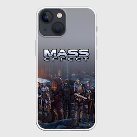 Чехол для iPhone 13 mini с принтом Mass Effect в Рязани,  |  | amdromeda initiative | andromeda | game | gun | hemet | n7 | rifle | ryder | soldier | space | star | weapon