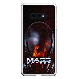 Чехол для Samsung S10E с принтом MASS EFFECT в Рязани, Силикон | Область печати: задняя сторона чехла, без боковых панелей | amdromeda initiative | andromeda | game | gun | hemet | n7 | rifle | ryder | soldier | space | star | weapon