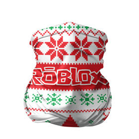 Бандана-труба 3D с принтом Новогодний Roblox в Рязани, 100% полиэстер, ткань с особыми свойствами — Activecool | плотность 150‒180 г/м2; хорошо тянется, но сохраняет форму | dynablocks | roblox | блоки | вселенная | герои | год | кубики | новый | роблокс | снег | снежинки | узор