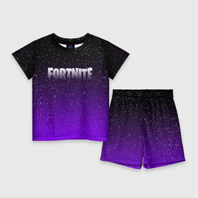 Детский костюм с шортами 3D с принтом FORTNITE SPACE в Рязани,  |  | 2019 | armor | armour | cybersport | esport | fortnite | game | llama | logo | броня | игра | киберспорт | лама | симулятор строительства | строительство | фиолетовый | фирменные цвета | фортнайт