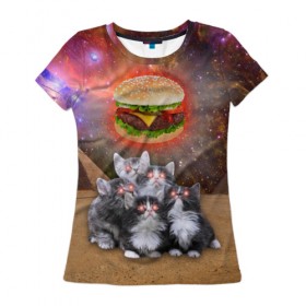 Женская футболка 3D с принтом Египетские Коты в Рязани, 100% полиэфир ( синтетическое хлопкоподобное полотно) | прямой крой, круглый вырез горловины, длина до линии бедер | cat | cosmos | egypt | fast | fastfood | food | meme | party | space | вечеринка | египет | еда | иллюминаты | космос | кошак | кошка | масоны | мем | песок | пирамиды | пицца | пустыня | фастфуд