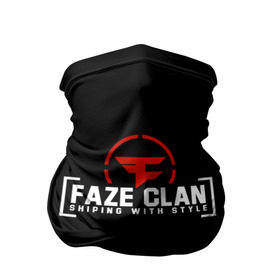 Бандана-труба 3D с принтом FAZE CLAN в Рязани, 100% полиэстер, ткань с особыми свойствами — Activecool | плотность 150‒180 г/м2; хорошо тянется, но сохраняет форму | action | astralis | awp | counter strike | cs go | cs go global offensive | cybersport | faze clan | game | gamer | hyper beast | shooter | skin | team liquid | киберспорт | оружие | скины