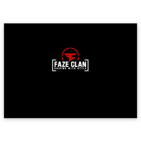 Поздравительная открытка с принтом FAZE CLAN в Рязани, 100% бумага | плотность бумаги 280 г/м2, матовая, на обратной стороне линовка и место для марки
 | Тематика изображения на принте: action | astralis | awp | counter strike | cs go | cs go global offensive | cybersport | faze clan | game | gamer | hyper beast | shooter | skin | team liquid | киберспорт | оружие | скины