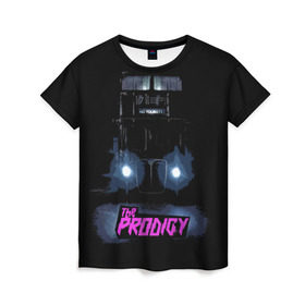 Женская футболка 3D с принтом The Prodigy в Рязани, 100% полиэфир ( синтетическое хлопкоподобное полотно) | прямой крой, круглый вырез горловины, длина до линии бедер | album | music | prodigy | брейк | группа | заставка | музыка | новый альбом | обложка альбома | продиджи