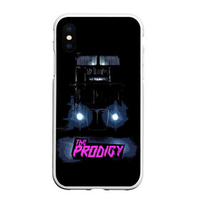 Чехол для iPhone XS Max матовый с принтом The Prodigy в Рязани, Силикон | Область печати: задняя сторона чехла, без боковых панелей | Тематика изображения на принте: album | music | prodigy | брейк | группа | заставка | музыка | новый альбом | обложка альбома | продиджи