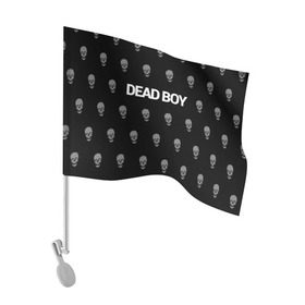 Флаг для автомобиля с принтом Bones Deadboy в Рязани, 100% полиэстер | Размер: 30*21 см | bones | boy | dead | deadboy | elmo | hdmi | hip | hop | kennedy | metal | rap | rapper | scream | sesh | seshollowaterboyz | skull | team | кеннеди | кости | костя | метал | рэп | рэпер | сеш | скрим | сэш | хип | хоп | череп | элмо