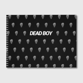 Альбом для рисования с принтом Bones Deadboy в Рязани, 100% бумага
 | матовая бумага, плотность 200 мг. | Тематика изображения на принте: bones | boy | dead | deadboy | elmo | hdmi | hip | hop | kennedy | metal | rap | rapper | scream | sesh | seshollowaterboyz | skull | team | кеннеди | кости | костя | метал | рэп | рэпер | сеш | скрим | сэш | хип | хоп | череп | элмо